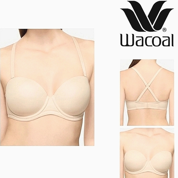 New! WACOAL Red Carpet Convertible Bra 36H Multiway Strapless - Picture 1 of 6